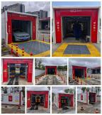 中國南昌，中國石化，隧道9刷電腦洗車機安裝調試中